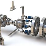 Explosionsgrafik Kupplung mit Standfuss